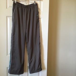 Nike FITDRY Track Pants Taupe w Turquoise Accents
